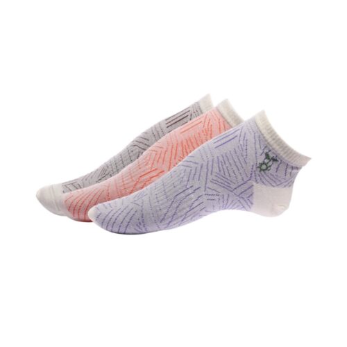 1909.1 Griped low cut striped Hemp socks pack of 3